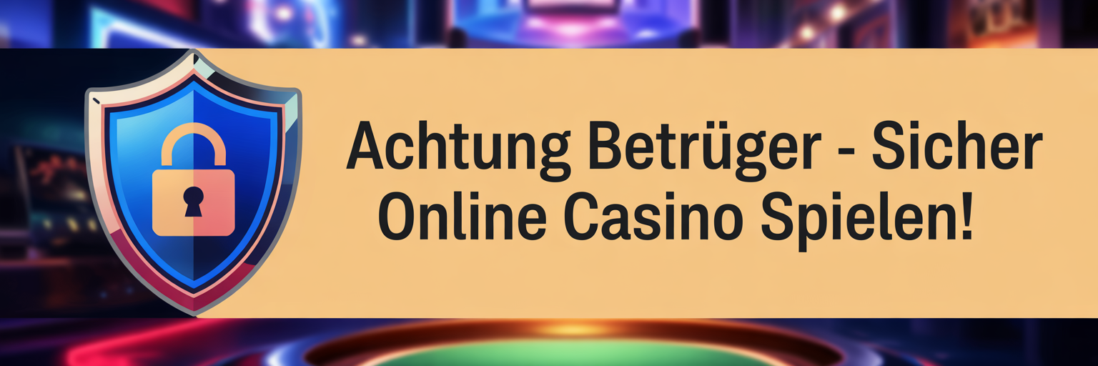 Achtung Betrüger – sicher online Casino spielen!
