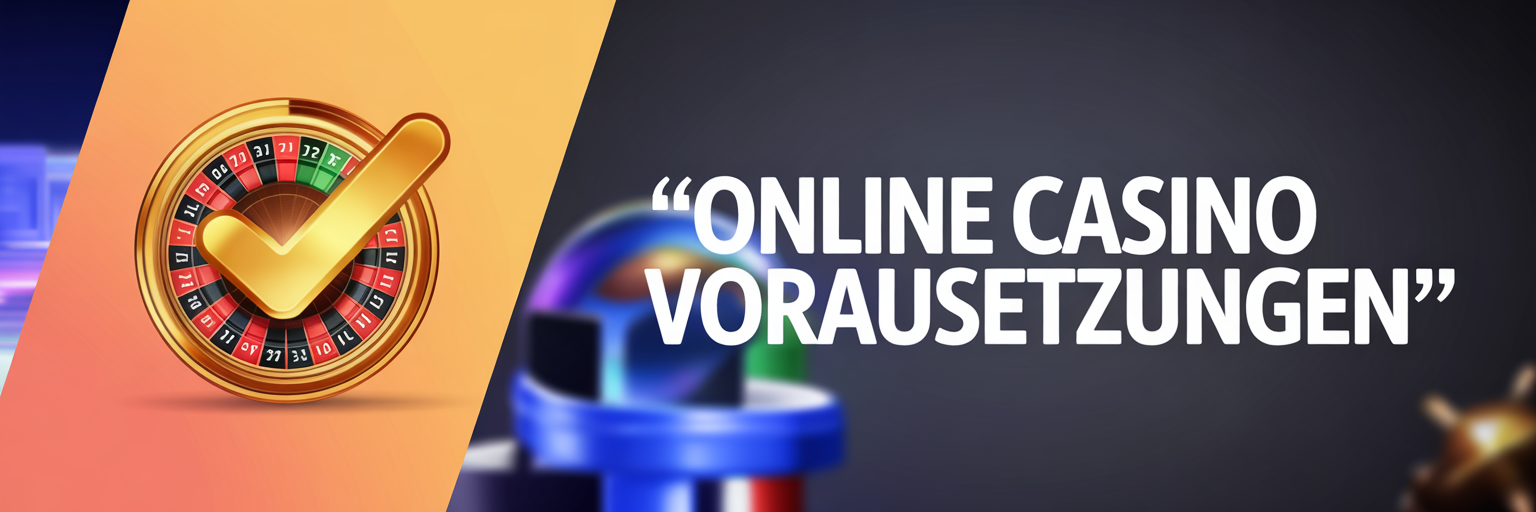 Online Casino Voraussetzungen